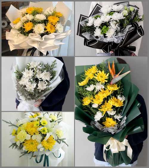 上海奉贤区南桥镇张翁庙村白事花束代送